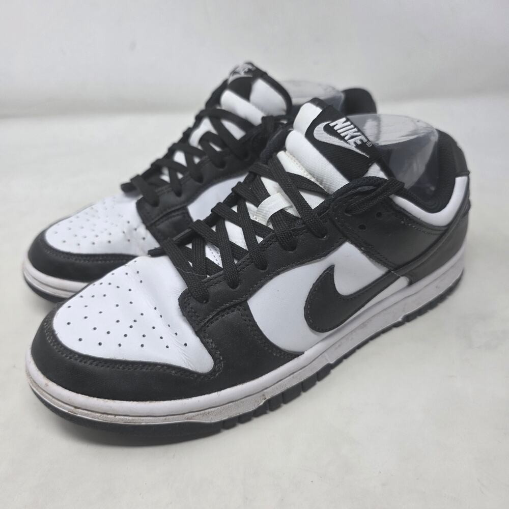 Nike Dunk Low Panda Sneakers Womens Size 9 Black White Casual Shoes